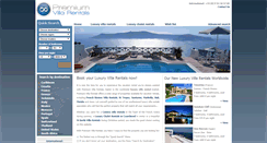 Desktop Screenshot of premiumvillarentals.com